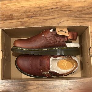 Dr. Martens Brown Leather Jorge II clog